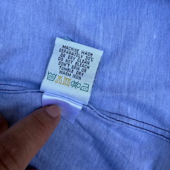 Bugatchi Dark Blue Casual Button Down Shirt - Picture 8 of 8